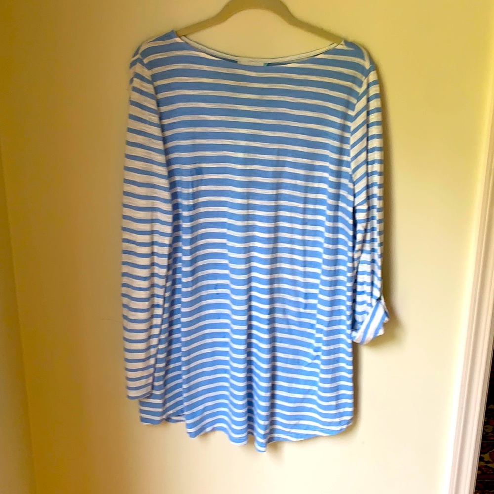 J Jill 100% cotton jersey tunic. Large